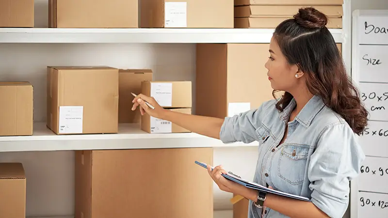 La organización y almacenamiento siendo un emprendedor